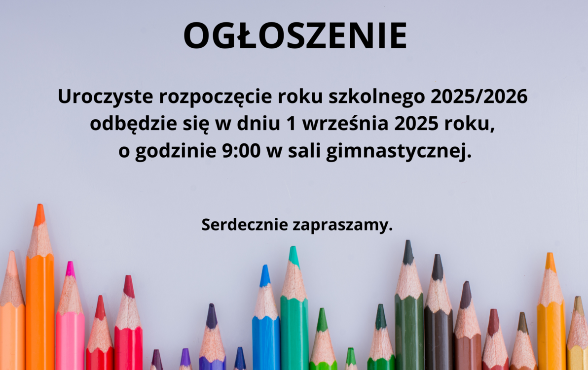 Zdjęcie do Uroczyste rozpoczęcie roku szkolnego 2025/26
