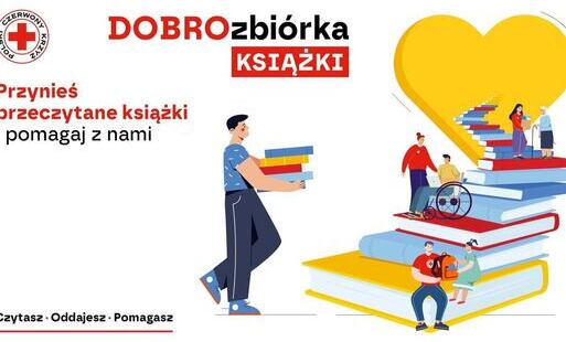 OGŁOSZENIE  Samorząd Uczniowski, Szkolne Koło Wolontariatu i Biblioteka Szkolna w Zespole Szkolno-Przedszkolnym w Jaskrowie informują o zbiórce książek, która przeprowadzona będzie w dniach 19.05.26 r. - 19.06.26 r. na terenie szkoły.  Zebrane książki zos
